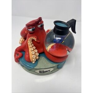Disney Store Pixar Finding Dory Snowglobe Nemo Hank Coffee Pot Blower NOTWORKING